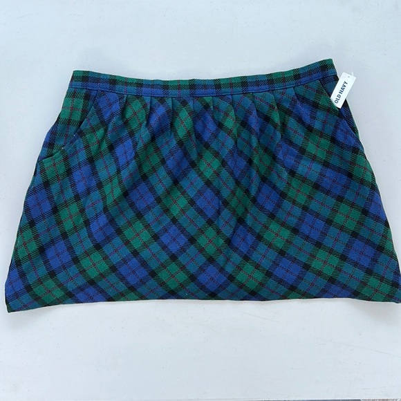 Old Navy Plaid Wool Skirt - Picture 1 of 5